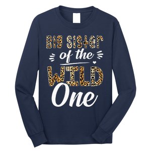 Big Sister Of The Wild One Zoo Themed 1stBirthday Party Long Sleeve Shirt