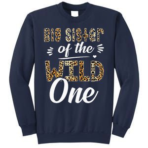 Big Sister Of The Wild One Zoo Themed 1stBirthday Party Sweatshirt