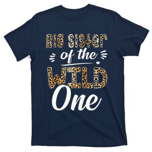 Big Sister Of The Wild One Zoo Themed 1stBirthday Party T-Shirt