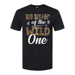 Big Sister Of The Wild One Zoo Themed 1stBirthday Party Softstyle CVC T-Shirt