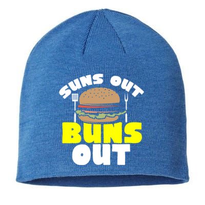 Barbeque Suns Out Buns Out Bbq Burger Barbeque Gift Sustainable Beanie