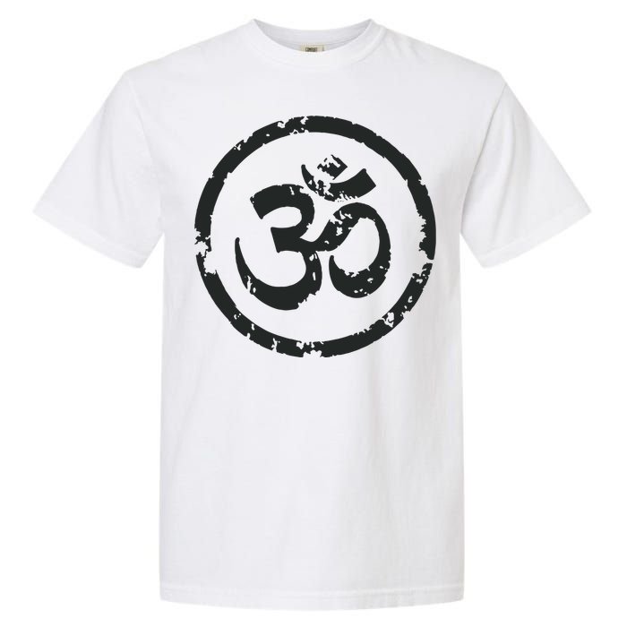 Buddhist Symbol Om Cool Buddhism Yoga Tao Zen Men Women Garment-Dyed Heavyweight T-Shirt