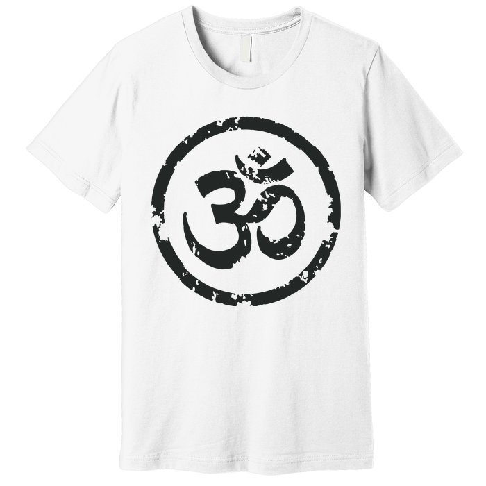 Buddhist Symbol Om Cool Buddhism Yoga Tao Zen Men Women Premium T-Shirt