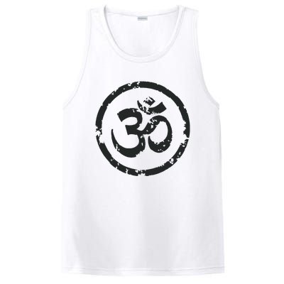 Buddhist Symbol Om Cool Buddhism Yoga Tao Zen Men Women PosiCharge Competitor Tank