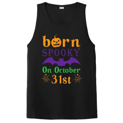 Born Spooky On Halloween October 31 Birthday Party PosiCharge Competitor Tank