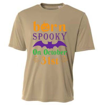 Born Spooky On Halloween October 31 Birthday Party Cooling Performance Crew T-Shirt