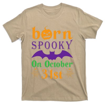 Born Spooky On Halloween October 31 Birthday Party T-Shirt