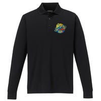 Buckley Sunset Over Florida Sweatshirt Performance Long Sleeve Polo