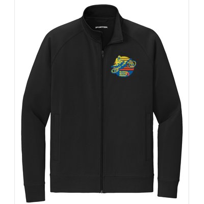 Buckley Sunset Over Florida Sweatshirt Stretch Full-Zip Cadet Jacket