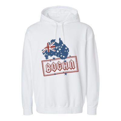 Bogan Stamp Of Approval Aussie Garment-Dyed Fleece Hoodie