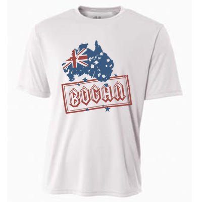 Bogan Stamp Of Approval Aussie Cooling Performance Crew T-Shirt