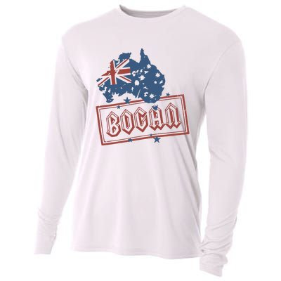 Bogan Stamp Of Approval Aussie Cooling Performance Long Sleeve Crew