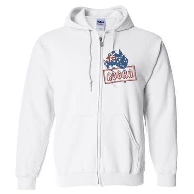 Bogan Stamp Of Approval Aussie Full Zip Hoodie