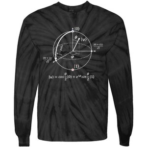 Bloch Sphere Of Quantum Information Physics And Science Tie-Dye Long Sleeve Shirt