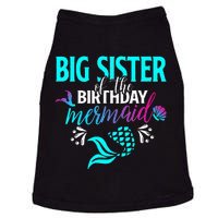 Big Sister Of The Birthday Mermaid Matching Family Doggie Tank