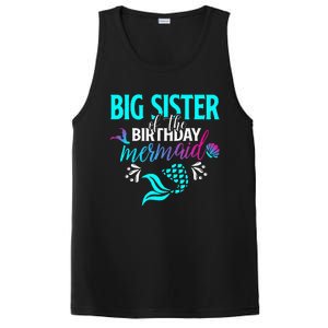 Big Sister Of The Birthday Mermaid Matching Family PosiCharge Competitor Tank