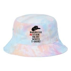 Barbecue Stain On My White Country Western Tie Dye Newport Bucket Hat