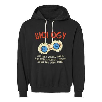 Biology Study Organism Genetics Science Microbiologist Garment-Dyed Fleece Hoodie