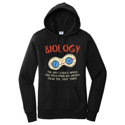 Biology Study Organism Genetics Science Microbiologist Women's Pullover Hoodie