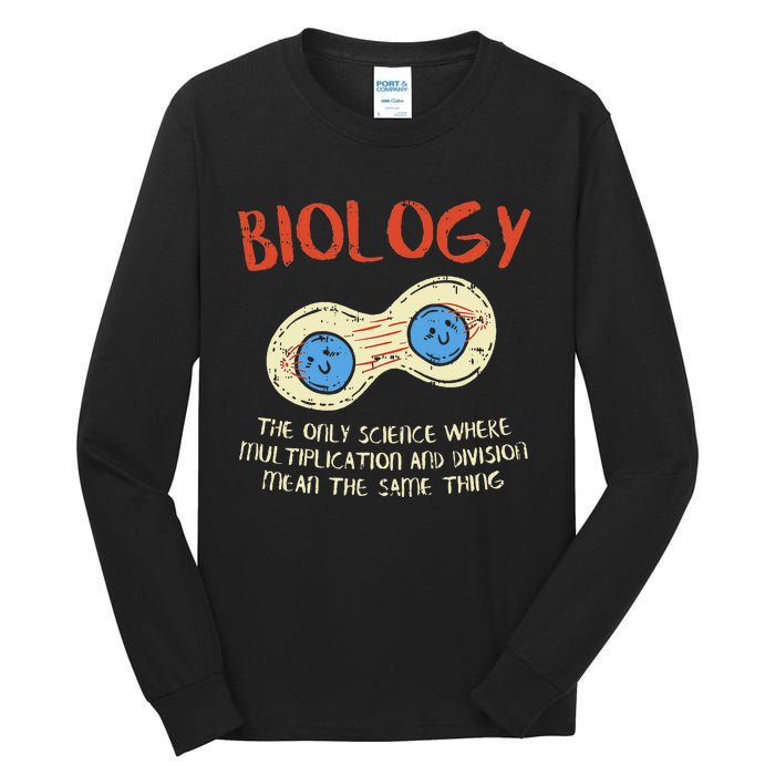 Biology Study Organism Genetics Science Microbiologist Tall Long Sleeve T-Shirt