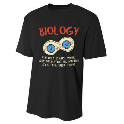 Biology Study Organism Genetics Science Microbiologist Performance Sprint T-Shirt