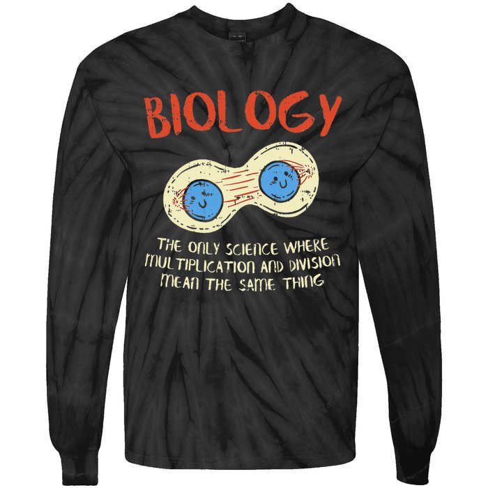 Biology Study Organism Genetics Science Microbiologist Tie-Dye Long Sleeve Shirt