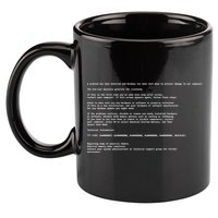 BSOD Computer Error Blue Screen Of Death 11oz C Handle Ceramic Mug