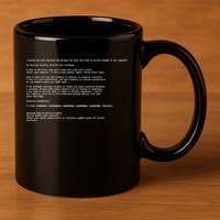 BSOD Computer Error Blue Screen Of Death 11oz C Handle Ceramic Mug