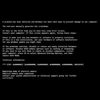 BSOD Computer Error Blue Screen Of Death Cooling Performance Long Sleeve Crew