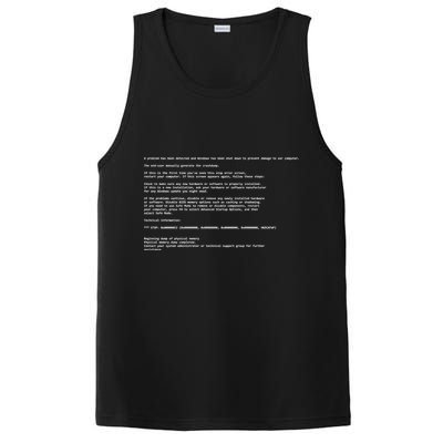 BSOD Computer Error Blue Screen Of Death PosiCharge Competitor Tank