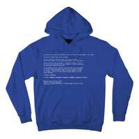 BSOD Computer Error Blue Screen Of Death Hoodie