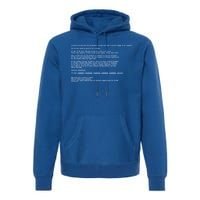 BSOD Computer Error Blue Screen Of Death Premium Hoodie