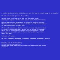 BSOD Computer Error Blue Screen Of Death Toddler T-Shirt