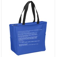 BSOD Computer Error Blue Screen Of Death Zip Tote Bag