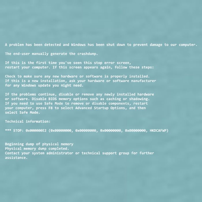 BSOD Computer Error Blue Screen Of Death Sueded Cloud Jersey T-Shirt