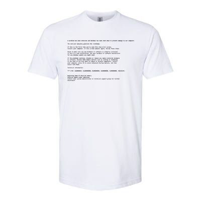 BSOD Computer Error Blue Screen Of Death Softstyle CVC T-Shirt