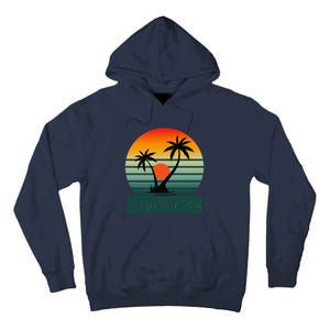 Brunswick Sunset Palm Trees Horizon Beauty Tall Hoodie