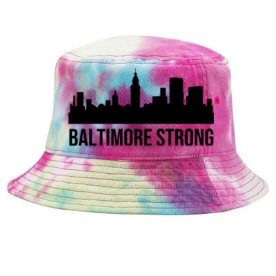 Baltimore Strong Pray For Baltimore Francis Scott Key Tie-Dyed Bucket Hat