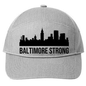 Baltimore Strong Pray For Baltimore Francis Scott Key 7-Panel Snapback Hat