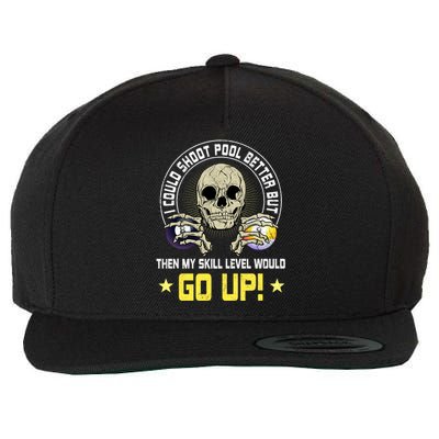 Billiards Skull Pool Snooker Billiard Ball Table Nineball Wool Snapback Cap