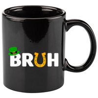 Bruh St Patricks Day Boy St Patricks Day Funny 11oz C Handle Ceramic Mug