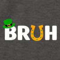 Bruh St Patricks Day Boy St Patricks Day Funny Vector Backpack