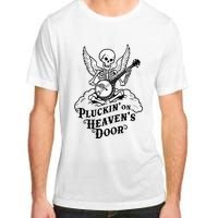 Banjo Skeleton Pluckin On Heavens Door Country Bluegrass Adult ChromaSoft Performance T-Shirt