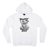 Banjo Skeleton Pluckin On Heavens Door Country Bluegrass Hoodie