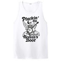 Banjo Skeleton Pluckin On Heavens Door Country Bluegrass PosiCharge Competitor Tank