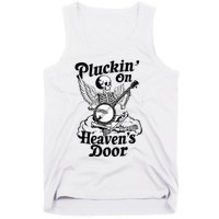 Banjo Skeleton Pluckin On Heavens Door Country Bluegrass Tank Top