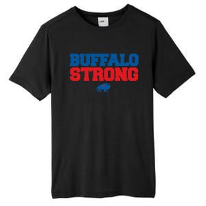 Buffalo Strong Pray For Buffalo Community Strength Tall Fusion ChromaSoft Performance T-Shirt