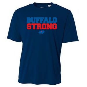 Buffalo Strong Pray For Buffalo Community Strength Cooling Performance Crew T-Shirt