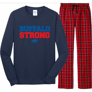 Buffalo Strong Pray For Buffalo Community Strength Long Sleeve Pajama Set