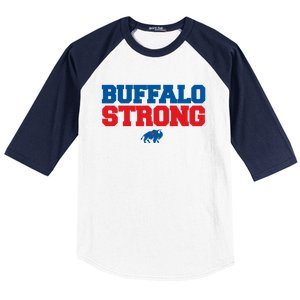 Buffalo Strong Pray For Buffalo Community Strength Baseball Sleeve Shirt